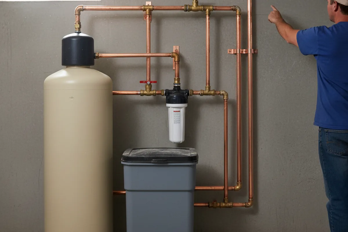 Whole-house water treatment system installed in Andover